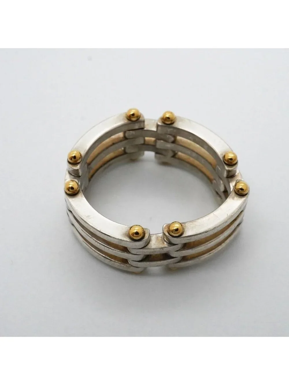 Tiffany & Co Ring Gate 18k Yellow Gold 925 Sterling Silver